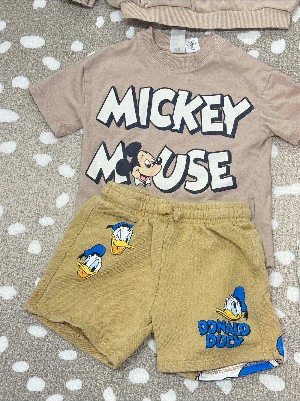 Lot of 9 Zara Kids x Disney Mickey Mouse H&M toddler baby boy set tee shorts 2pc
